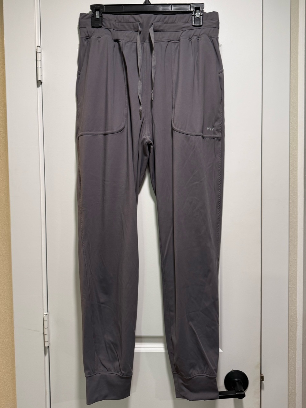 Women's slate gray Drawstring Joggers with Pockets
